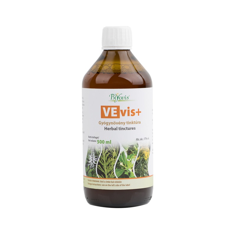 - VeVis+ gyógynövény tinktúra 500ml